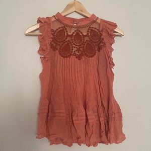 Free People pleated top